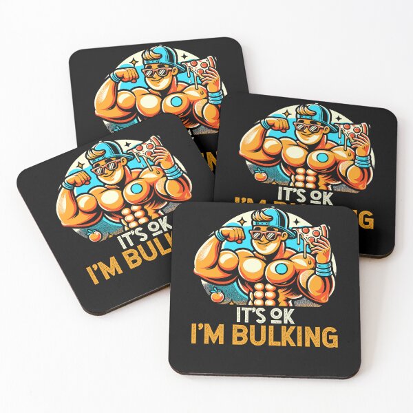 Item preview, Its Ok Im Bulking Funny Cheat Day Workout Gym designed and sold by Dressed For  Duty.