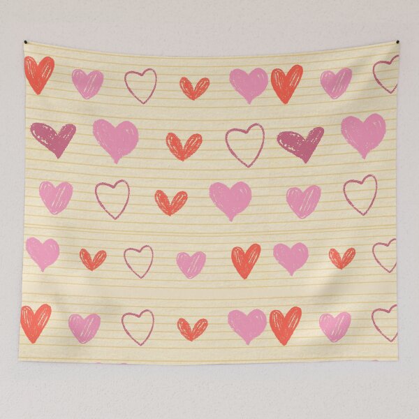 Item preview, Doodled Hearts Washi  designed and sold by HalSyd.