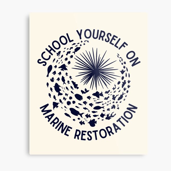 Item preview, School Yourself on Marine Restoration- Navy - Environmental / Conservation designed and sold by TimelessLocales.