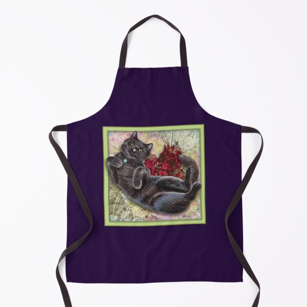 Item preview, Black Cat With Red Flower designed and sold by charactergirl.