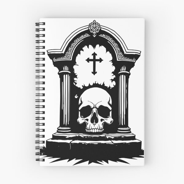 Item preview, gravestone skull gothic designed and sold by Brexmore3.