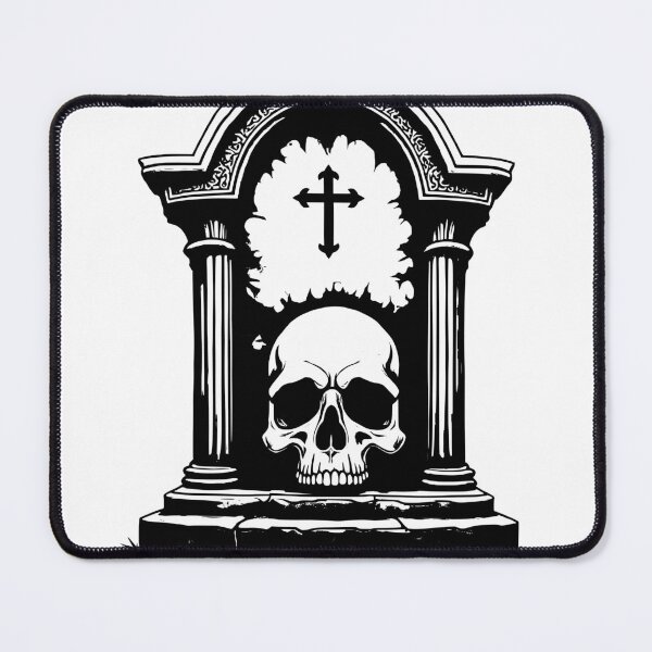 Item preview, gravestone skull gothic designed and sold by Brexmore3.