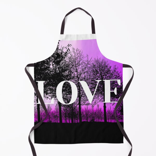 Item preview, Surreal Forest Silhouette with LOVE on a Magenta Sky designed and sold by Fredster1966.