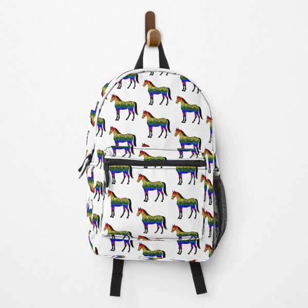 Item preview, Rainbow Tribal Horse Design – Vibrant Pride Artwork designed and sold by Travelslightly.