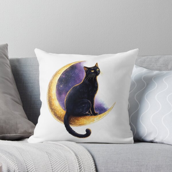 Item preview, Cat and Moon: Starry Wanderer designed and sold by JollyCritters.