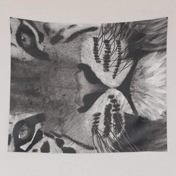 Item preview, Rotated Tiger Blanket designed and sold by pbatescreates.