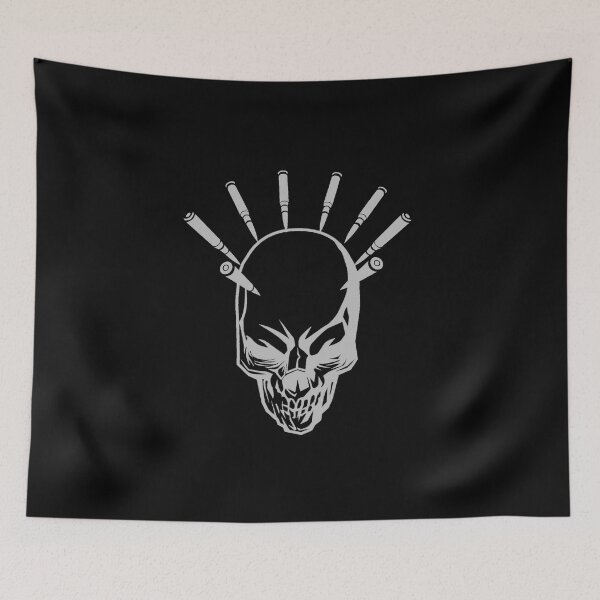 Item preview, Bullet Halo Skull designed and sold by Byron Stoddard.