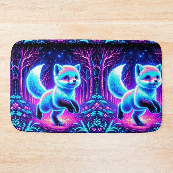 Item preview, Neon Fox in Enchanted Forest designed and sold by Taans-Creation.