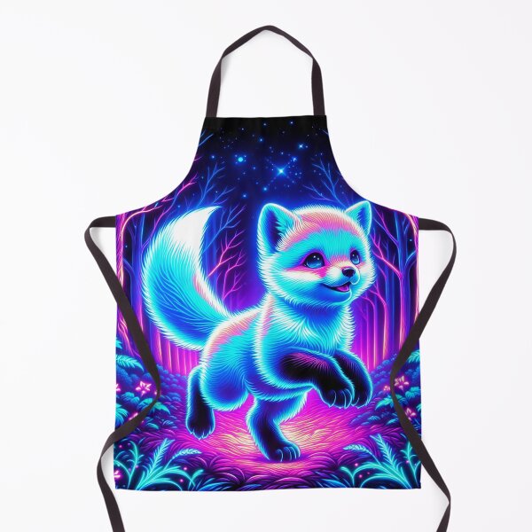 Item preview, Neon Fox in Enchanted Forest designed and sold by Taans-Creation.