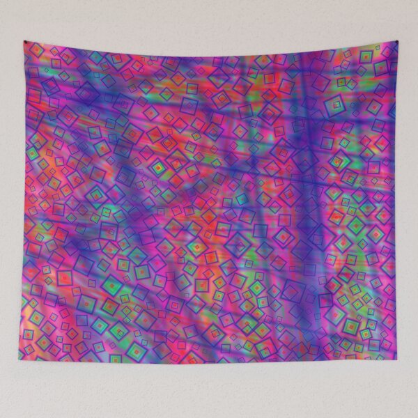 Item preview, abstract purple squares designed and sold by JustLagoons.