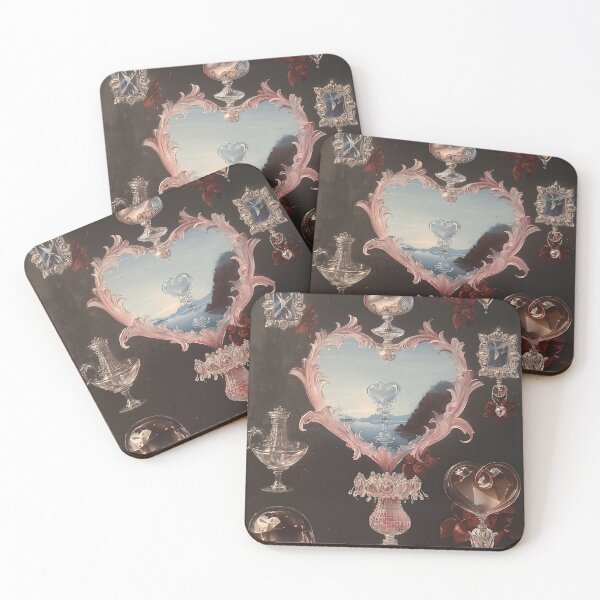 Item preview, Valentines Day Murano Heart Shaped Frame designed and sold by yinyuecreation.
