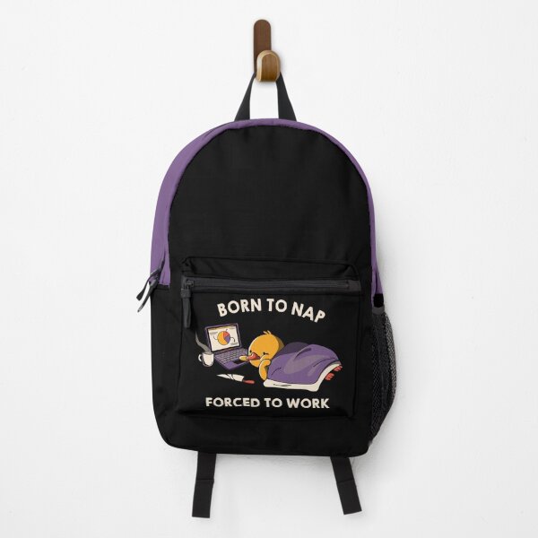 Item preview, Born to Nap Forced To Work Funny Duck by Tobe Fonseca designed and sold by Tobe Fonseca®.