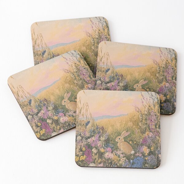 Item preview, Rabbit in Wildflower Field designed and sold by KingExpressions.