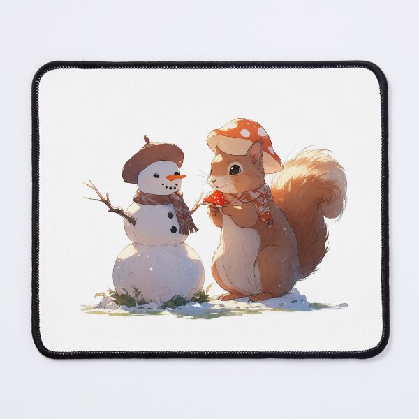 Item preview, A Squirrel's Snow Day designed and sold by ShroomSquirrel.