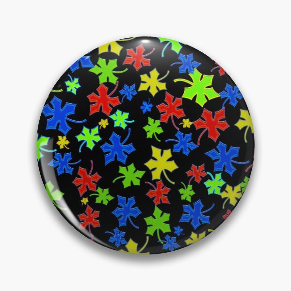 Item preview, prime leaves on black designed and sold by JustLagoons.