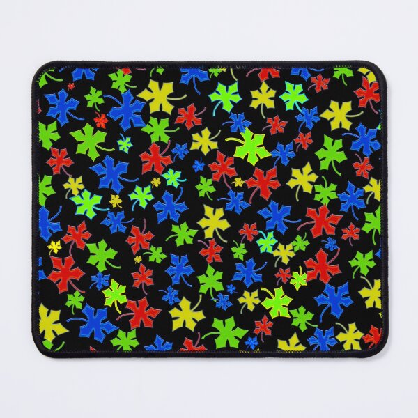 Item preview, prime leaves on black designed and sold by JustLagoons.