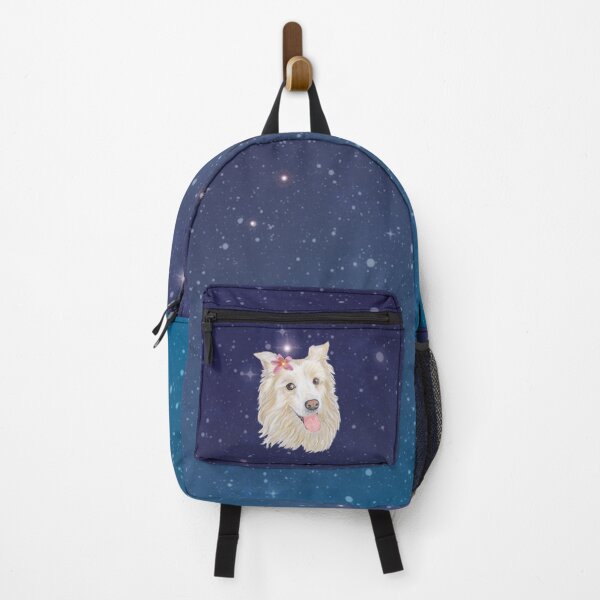 Item preview, "Cosmic Meg'' Blonde Border Collie designed and sold by charactergirl.