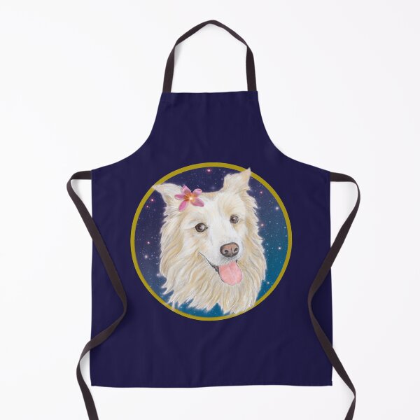 Item preview, "Cosmic Meg'' Blonde Border Collie designed and sold by charactergirl.
