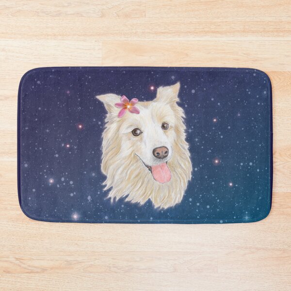 Item preview, "Cosmic Meg'' Blonde Border Collie designed and sold by charactergirl.