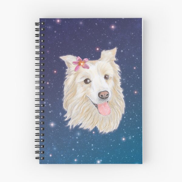 Item preview, "Cosmic Meg'' Blonde Border Collie designed and sold by charactergirl.