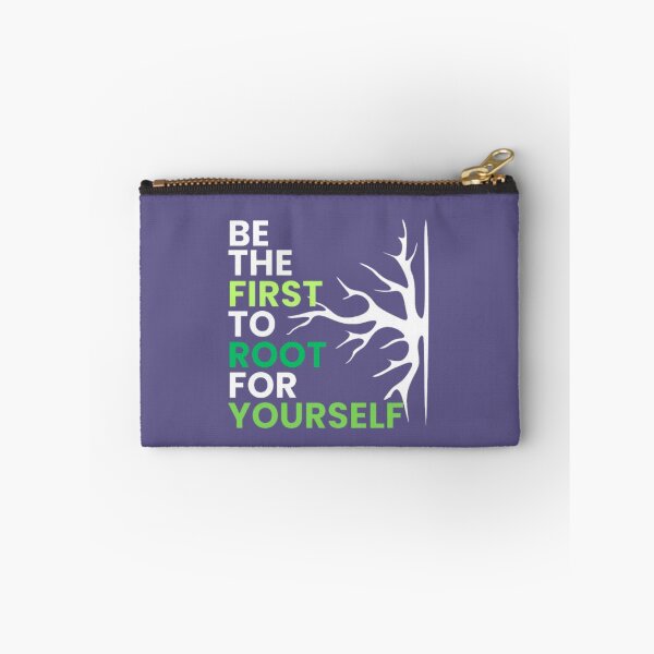 Item preview, Be the first to root for yourself root graphic and multicolor font motivational self love t-shirt design designed and sold by neliswaj.