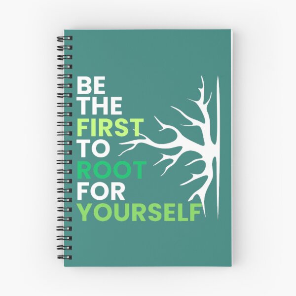 Item preview, Be the first to root for yourself root graphic and multicolor font motivational self love t-shirt design designed and sold by neliswaj.