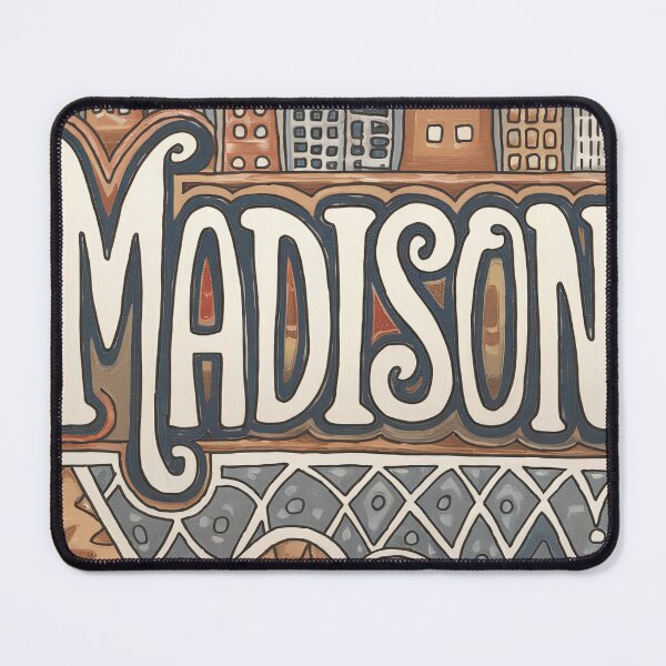 Item preview, Madison Whimsical City Life Abstract Vintage Zentangle Art designed and sold by Witty Shirts.