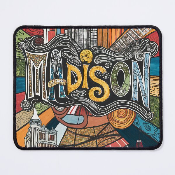 Item preview, Madison Whimsical City Life Abstract Vintage Zentangle Art designed and sold by Witty Shirts.