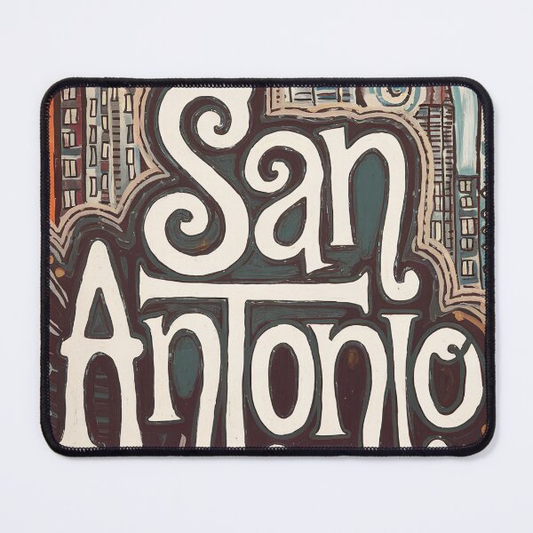 Item preview, San Antonio Whimsical City Life Abstract Vintage Zentangle Art designed and sold by Witty Shirts.