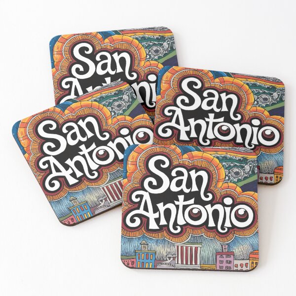 Item preview, San Antonio Whimsical City Life Abstract Vintage Zentangle Art designed and sold by Witty Shirts.