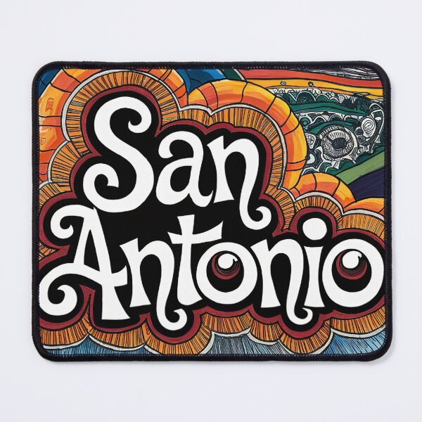 Item preview, San Antonio Whimsical City Life Abstract Vintage Zentangle Art designed and sold by Witty Shirts.