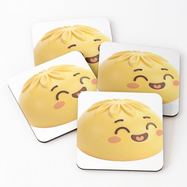 Item preview, emoji, emotion, emoticon, cute, cartoon, yellow, face, tiny, piggy, little, grinning squinting face designed and sold by NAVAL00.