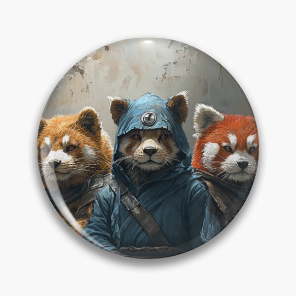 Item preview, Ninja Crew Lion, Red Panda and Bear designed and sold by GearGrafix.