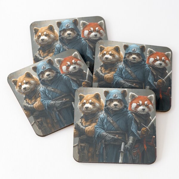 Item preview, Ninja Crew Lion, Red Panda and Bear designed and sold by GearGrafix.
