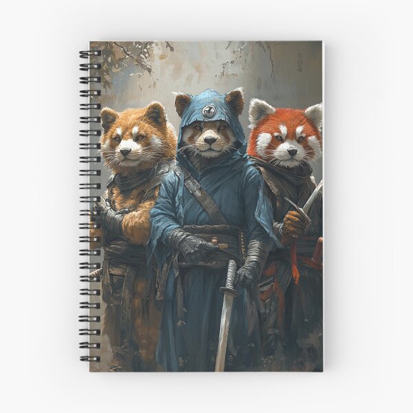Item preview, Ninja Crew Lion, Red Panda and Bear designed and sold by GearGrafix.