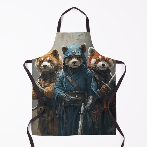 Item preview, Ninja Crew Lion, Red Panda and Bear designed and sold by GearGrafix.