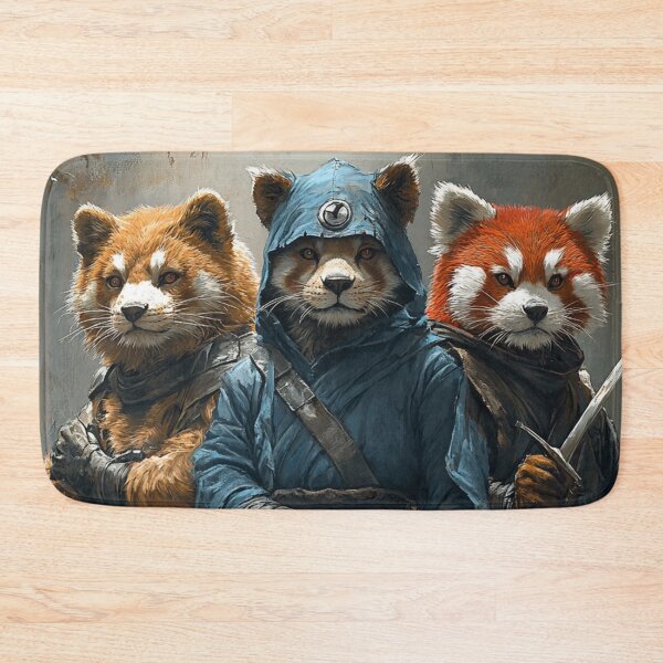 Item preview, Ninja Crew Lion, Red Panda and Bear designed and sold by GearGrafix.