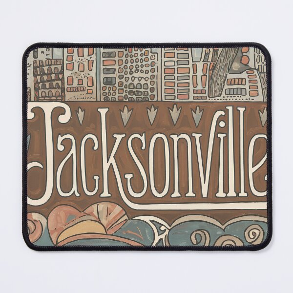 Item preview, Jacksonville Whimsical City Life Abstract Vintage Zentangle Art designed and sold by Witty Shirts.