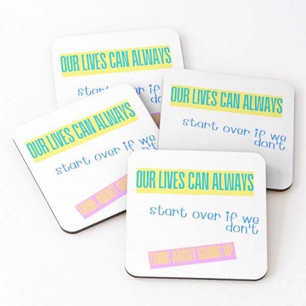 Item preview, Our lives can always start over if we don't think about giving up. designed and sold by rikimaru725.