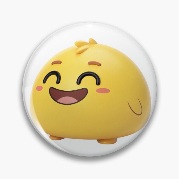 Item preview, emoji, emotion, emoticon, cute, cartoon, yellow, face, tiny, piggy, little, grinning squinting face designed and sold by NAVAL00.