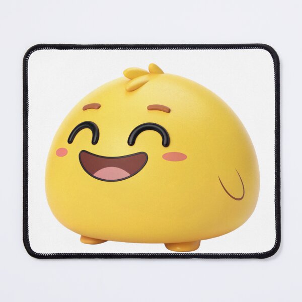 Item preview, emoji, emotion, emoticon, cute, cartoon, yellow, face, tiny, piggy, little, grinning squinting face designed and sold by NAVAL00.