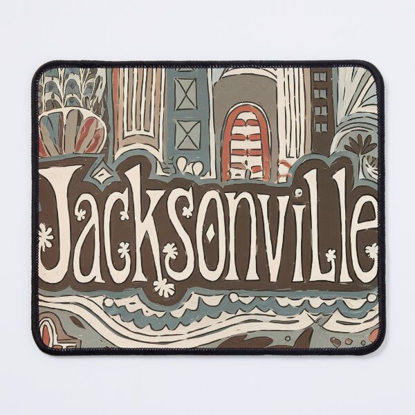 Item preview, Jacksonville Whimsical City Life Abstract Vintage Zentangle Art designed and sold by Witty Shirts.
