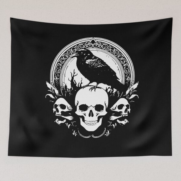 Item preview, Raven and skull designed and sold by Brexmore3.