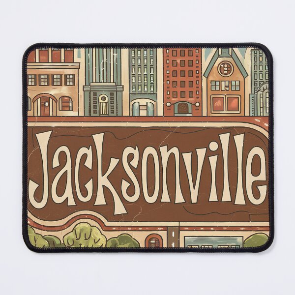 Item preview, Jacksonville Whimsical City Life Abstract Vintage Zentangle Art designed and sold by Witty Shirts.