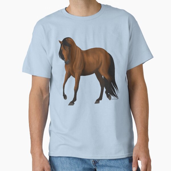 Aperçu de l'œuvre Cheval andalou bai créée et vendue par DappledMoon.