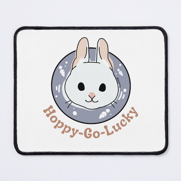 Item preview, Happy go lucky rabbit designed and sold by Duckittyu.