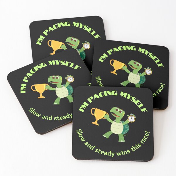 Item preview, Pacing Turtle: Slow and Steady Wins This Race! designed and sold by LongHaulHumor.