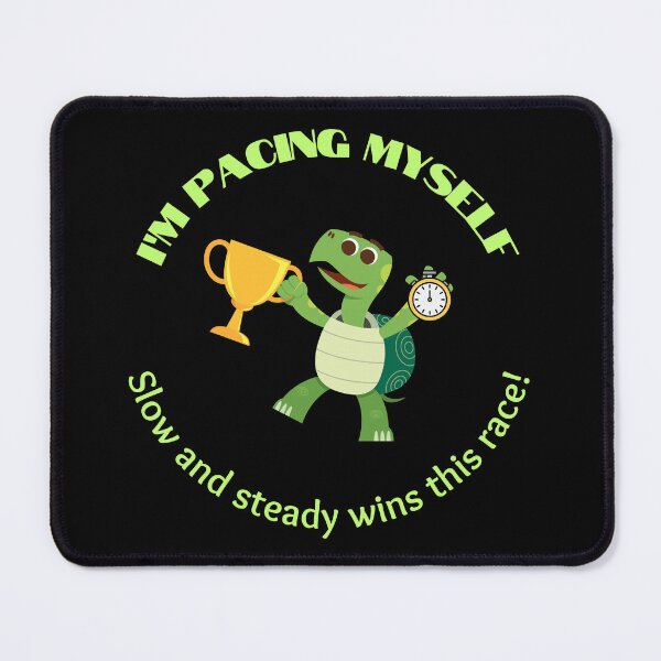 Item preview, Pacing Turtle: Slow and Steady Wins This Race! designed and sold by LongHaulHumor.