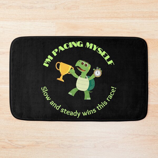 Item preview, Pacing Turtle: Slow and Steady Wins This Race! designed and sold by LongHaulHumor.