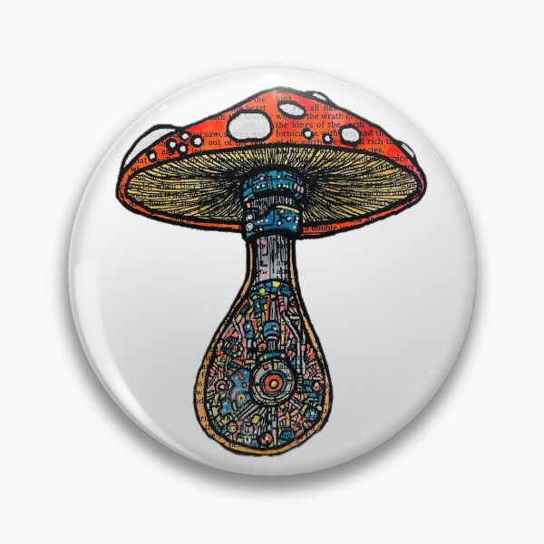 Item preview, Cyber Mushroom Cross-Section  designed and sold by Shiny Red Nothing.